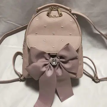 LIZ LISA 롱 리본 백팩 핑크 리즈리사 양산형 지뢰계