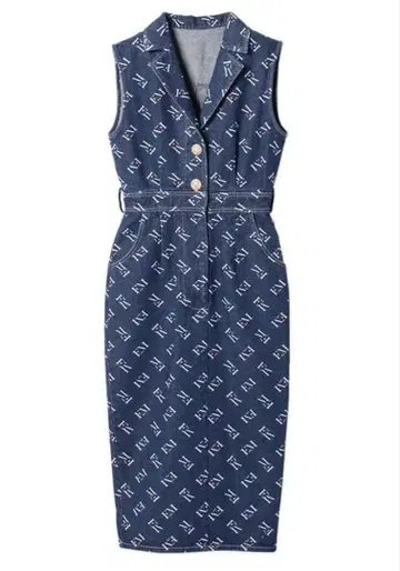 eimy istoire EM pearl 데님 원피스 BLUE 블루