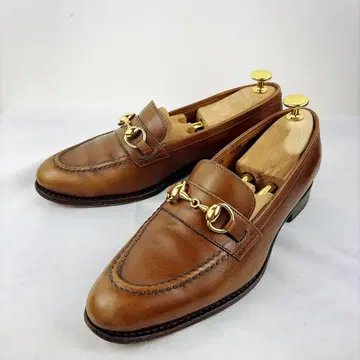 잘란 스리와야 홀스빗 로퍼 천연 가죽 브라운 24.5cm