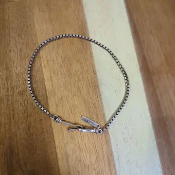 실버 925 체인 팔찌