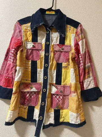 BETTY'S BLUE 베티즈 블루 패치워크 셔츠 데님 9