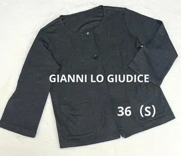 [잔니로 주디체] 니트 가디건 다크 그레이 S 실크 100%