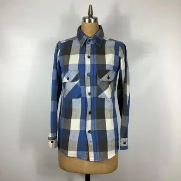 70s 80s FIVEBROTHER USA제 삼각형 택 헤비 플란넬 셔츠