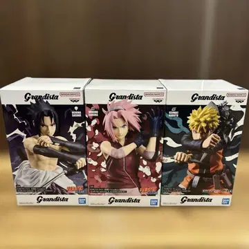 Grandista 나루토 사스케 사쿠라 3체 세트