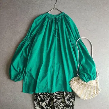 개럴개런트 코튼 스키퍼 튜닉 블라우스 셔츠