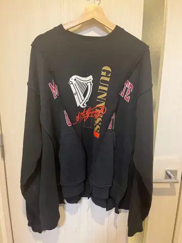 DISOVERED 하프 로고 맨투맨 미사용 새상품 (택 포함)