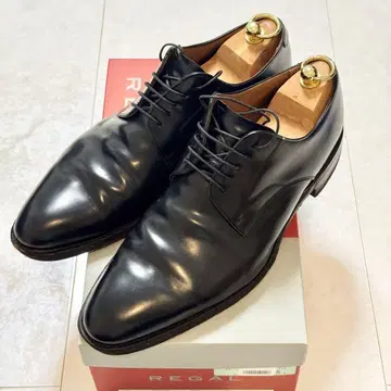 REGAL 리갈 외날 플레인토 가죽 밑창 블랙 비즈니스