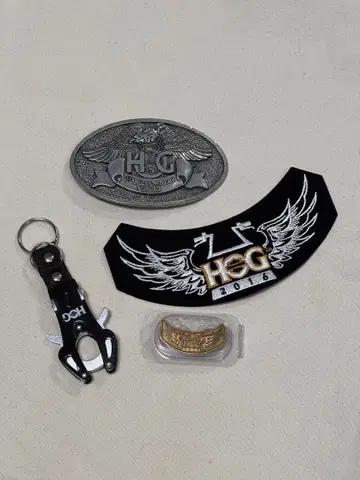 HARLEY-DAVIDSON 벨트 버클 핀즈 키링 굿즈