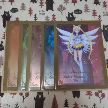 세일러문 코스모스 클리어 파일 5장 세트 컴플리트 영화화