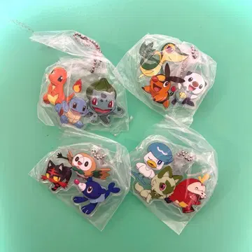 [ 익명 배송 ] 포켓몬스터 여정의 3마리 아크릴 스윙 포켓몬 30주년