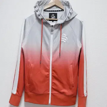 SINNERS ATTIRE 로고 자수 후드티 그라데이션 풀 집업 S