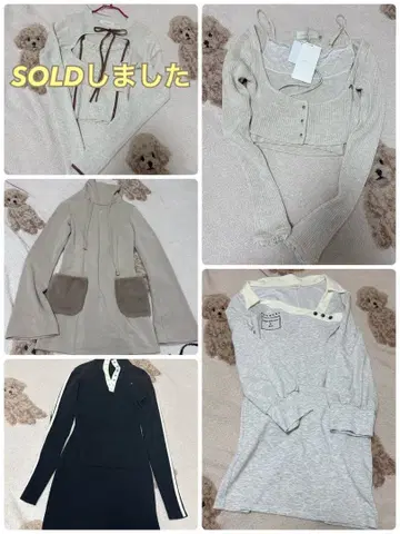 ANDMARY 원피스 상의 4점 묶음 판매