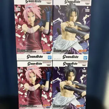 grandista 나루토 피규어 사스케 사쿠라 피규어 세트