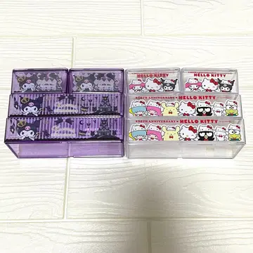 산리오 키티 쿠로미 시스템 케이스 100엔샵 묶음 판매