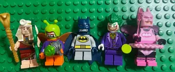 레고 미니 피규어 배트맨 5개 세트 중고품