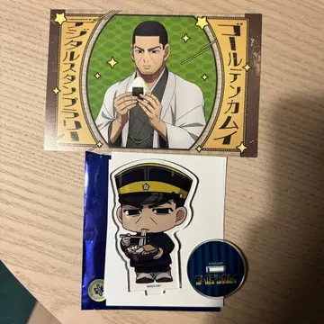 골든 카무이 발치카 아크릴 스탠드 도쿄 메트로 엽서 츠키시마 중사