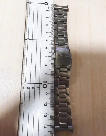 18mm용 SEIKO 정품 티타늄 벨트 메탈 밴딩 남성용 손목시계 세이코