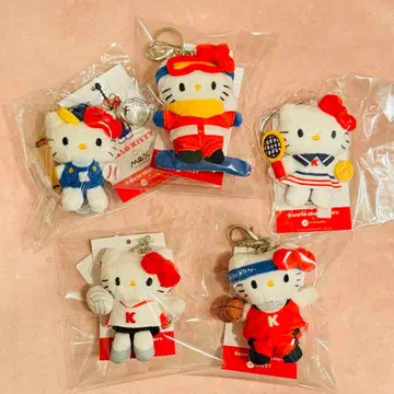 me 로리즈팜 헬로키티 키링 스키 테니스 5종