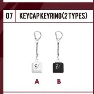 타케나카 유다이 DIVA 한국 KEYCAP KEYRING 블랙