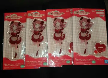 학원 아이돌 마스터 스탠드 포함 아크릴 플레이트 하나미 사키 4개