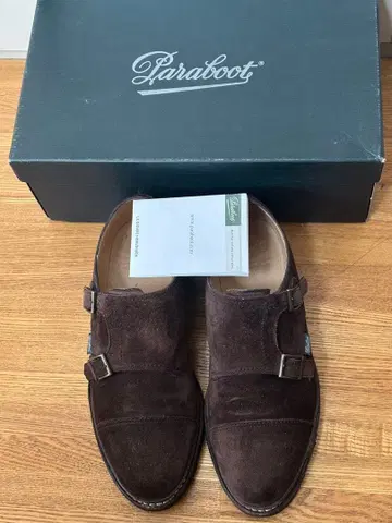 Paraboot 더블 몽크 스트랩 비즈니스 슈즈