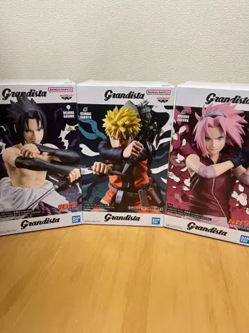 Grandista 피규어 3체 세트 나루토 사스케 사쿠라