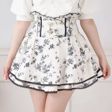 Pal elfy 코르셋 볼륨 스커트 화이트 양산형 지뢰계