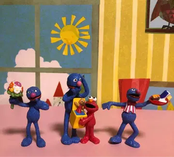 세서미 스트릿 빈티지 피규어 3체