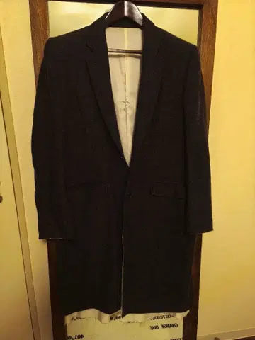 sulvam 사이드 슬릿 롱 자켓 설밤