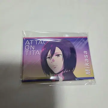 진격의 거인 wit twilight 캔뱃지 미카사