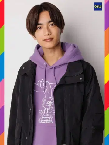 현재 가격 인하 중 GU 후드티 S 나니와단시 타카하시 쿄헤이