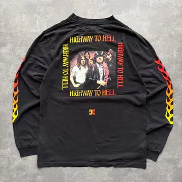 AC/DC x DC SHOES 롱티셔츠 구제 의류