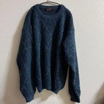 cambridge classic 블루 아크릴 니트