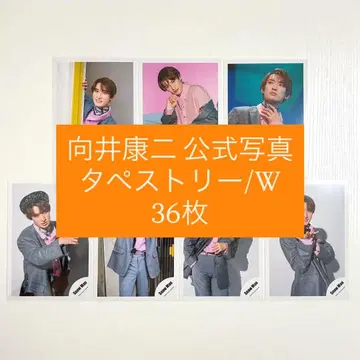 SnowMan 무카이 코지 공식 사진 오프샷 태피스트리 W 36장 세트