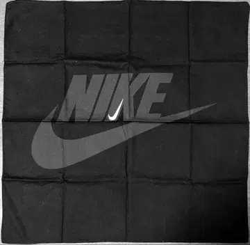 나이키 로고 디자인 반다나 블랙 빈티지 1990년대 아가시