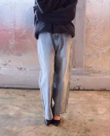 WONEM 워넴 빈티지 디자인 루즈 데님 팬츠