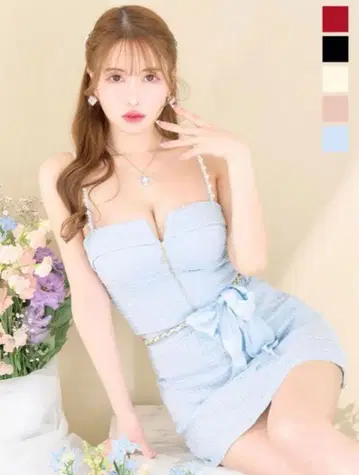 JEWELS 스카이블루 드레스