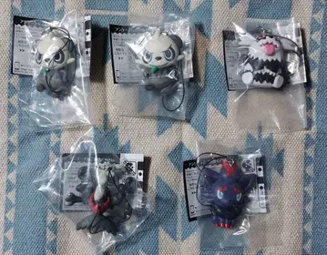 포켓몬 플랫 마스코트 Color: Black 5세트