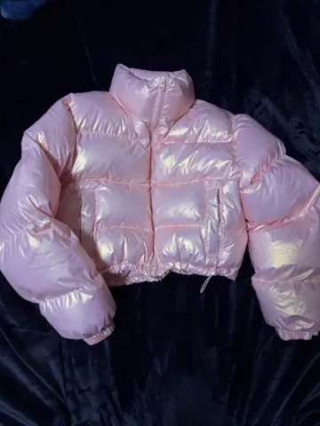 Our Room 핑크 하트형 다운 자켓