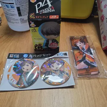 페르소나 4 피규어 캔뱃지 북마크 세트