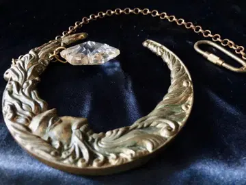 crescent moon 반지 체인 액세서리 & 크리스탈 스타 포함