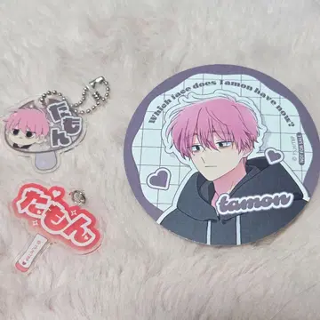 타몬 군 지금 어느 쪽!? 세련된 카페 후쿠하라 타몬 아크릴 키링 코스터