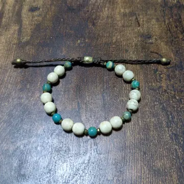 LAST HEAVEN 터콰이즈 팔찌 wax 코드