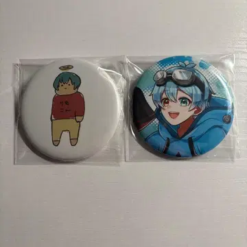 잉크 리모콘 캔뱃지 2개 세트