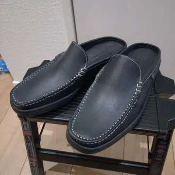 [ 미사용 ] 파라부트 안실 슬립온 샌들 UK 6 블랙