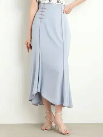 릴리 브라운 케이타 마루야마 차이나 머메이드 스커트 라이트 블루