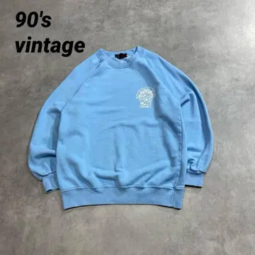 90s 일본 아카이브 프리덤 슬리브 맨투맨 스카이블루 M