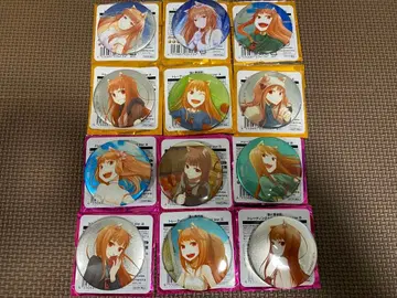 늑대와 향신료 트레이딩 메탈릭 캔뱃지 ver.A B 전12종