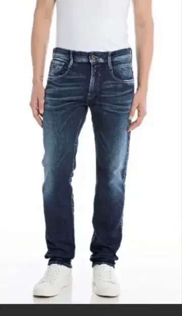 리플레이 슬림핏 ANBASS 스트레치 데님 28