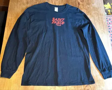 Kanye West SAINT PABLO TOUR 긴팔 티셔츠 블랙